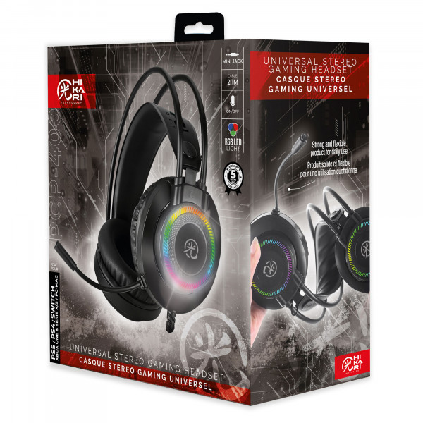 CASQUE + MICRO RETROECLAIRE PCP-400 PC/PS4/PS5/XBOXONE 803494 reconditionné