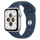 APPLE WATCH SE CAOUTCHOUC BLEU 44 MM