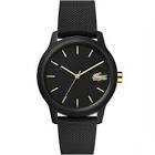 MONTRE LACOSTE HOMME GRIS ANTHRACITE BRACELER SILICONE