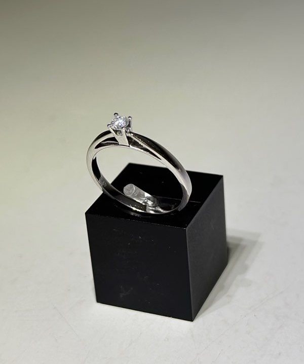 BAGUE OR 9K DIAMANT 1.68GR