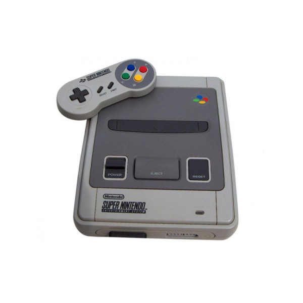 CONSOLE SUPER NINTENDO GRIS + 1 MANETTE reconditionné
