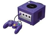 CONSOLE NINTENDO GAMECUBE VIOLET + 1 MANETTE OFFICIEL + 1 MANETTE COMPATIBLE reconditionné