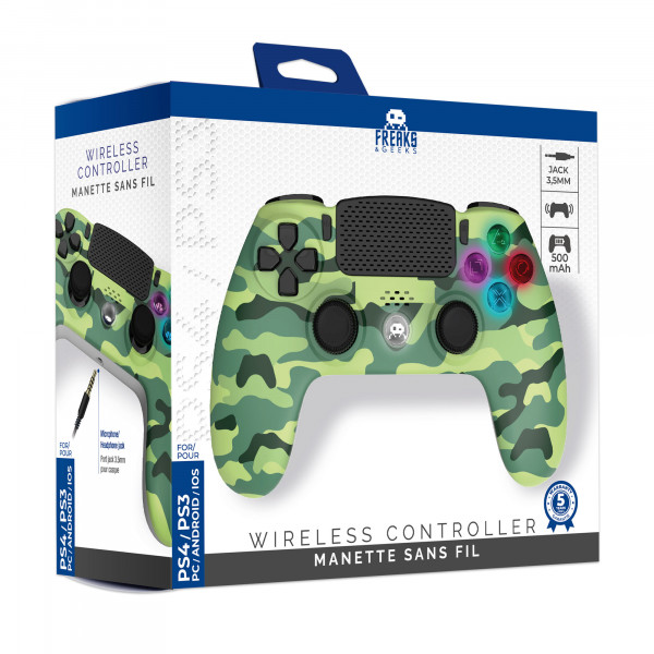 MANETTE SANS FIL CAMO VERT POUR PS4 NEUVE 140142D reconditionné