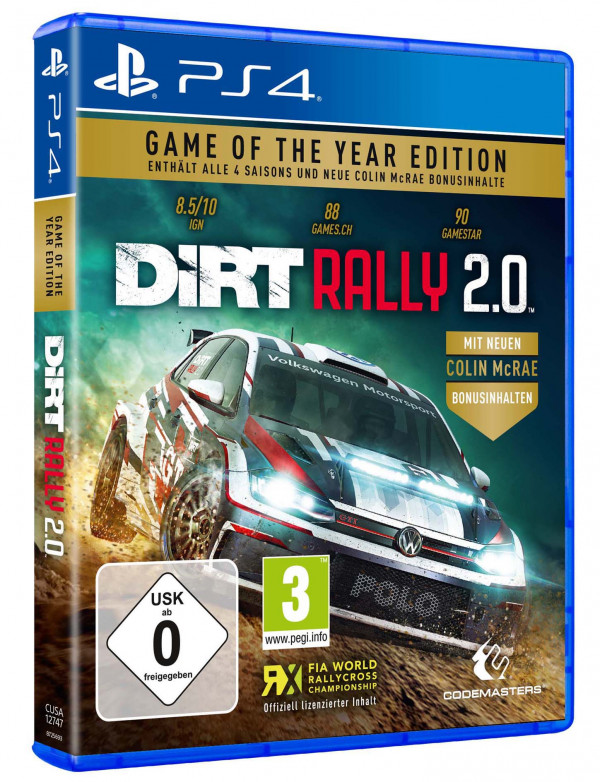 DIRT RALLY 2.0 PLAYSTATION 4 (PS4) reconditionné