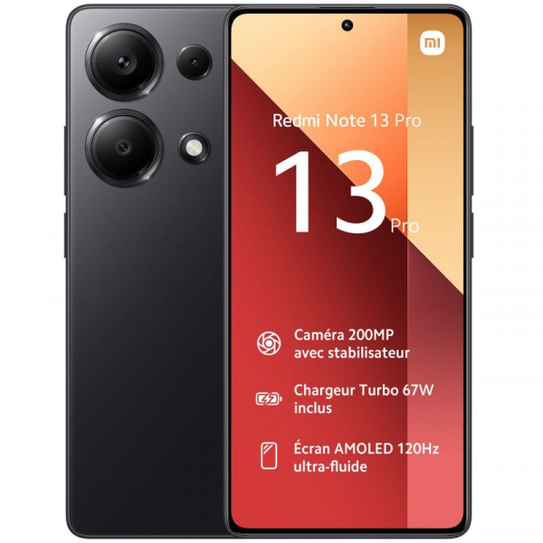 REDMI NOTE 13 PRO NOIR 256GO reconditionné