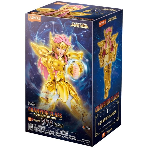 SAINT SEIYA BLOKEES CHAMPION CLASS 08 AQUARIUS CAMUS BLK75009 NEUF reconditionné