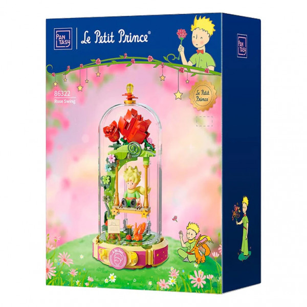 LE PETIT PRINCE PANTASY ETERNITY SERIES ROSE SWING 19CM PTY86322 NEUF reconditionné