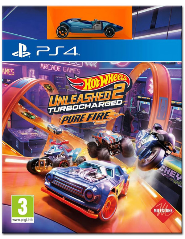 HOT WHEELS UNLEASHED 2 TURBOCHARGED PURE FIRE EDITION PS4 NEUF reconditionné