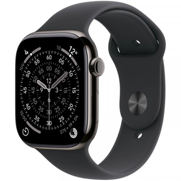 APPLE WATCH SERIES 11 CAOUTCHOUC NOIR 46MM reconditionné