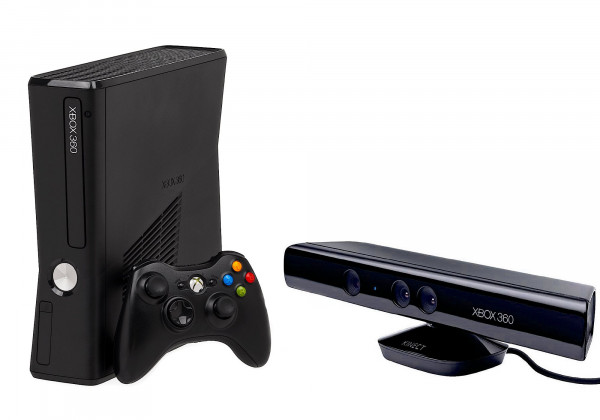 CONSOLE MICROSOFT XBOX 360 SLIM NOIR 4GO + 1 MANETTE reconditionné