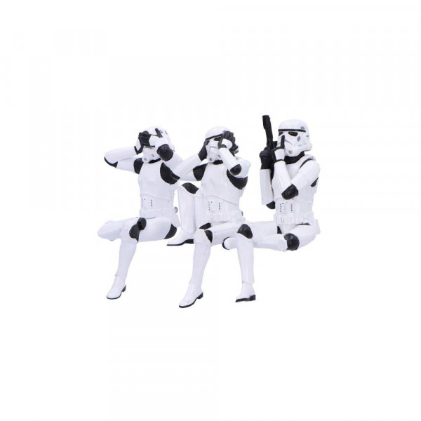STAR WARS THREE WISE SITTING STORMTROOPERS 11CM B6678B24 reconditionné
