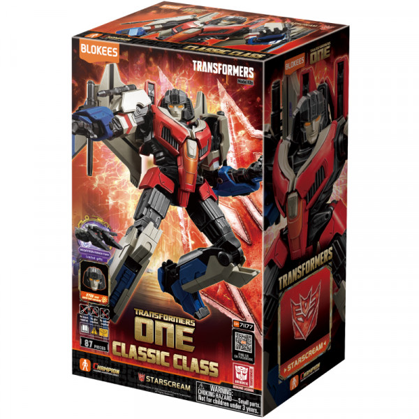 TRANSFORMERS BLOKEES CLASSIC CLASS 16 STARSCREAM TRANSFORMER ONE BLK71177 reconditionné