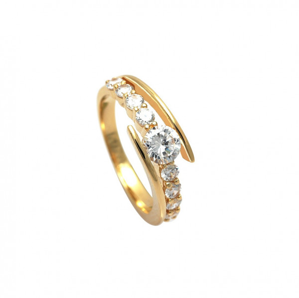 BAGUE PLAQUE OR 8110410 reconditionné