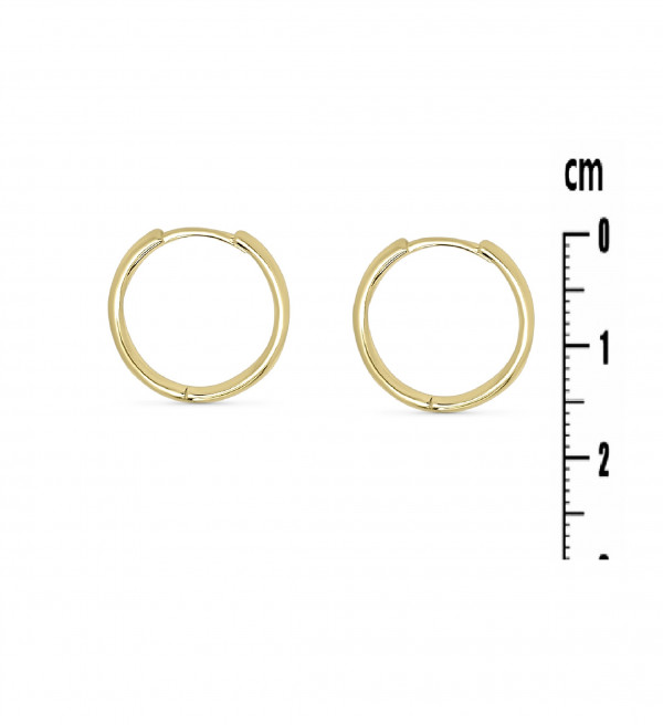 BOUCLES D OREILLES PLAQUE OR 63G4343-5 reconditionné