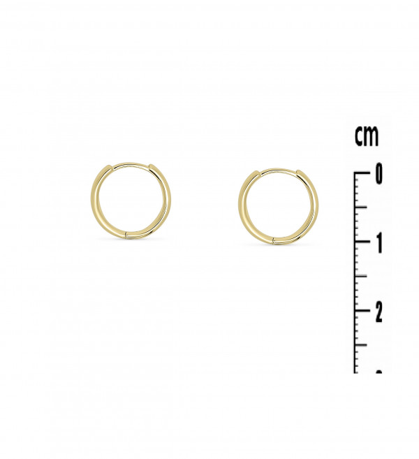BOUCLES D'OREILLES PLAQUE OR 63G4343-4 reconditionné