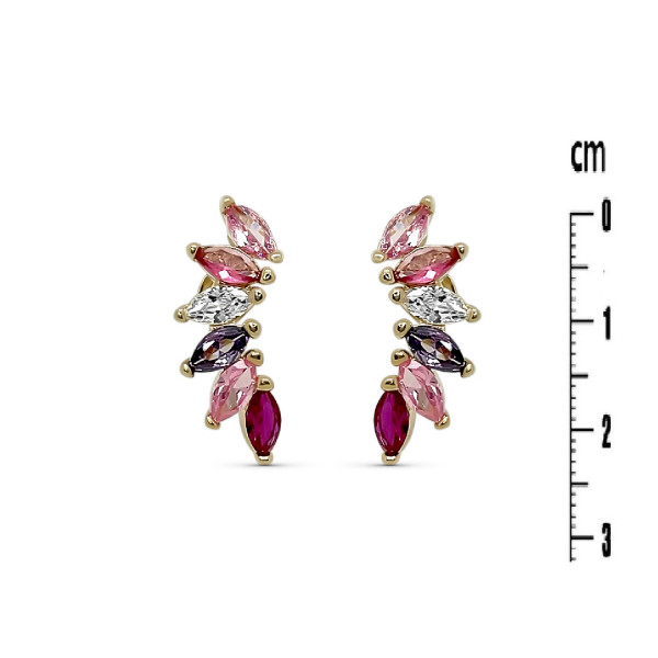 BOUCLES D OREILLES PLAQUE OR 63B34398M reconditionné