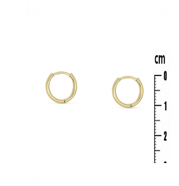 BOUCLES D OREILLES PLAQUE OR 63G4343-3 reconditionné